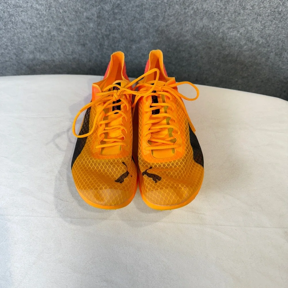 Puma Evospeed Distance Nitro Elite Men Running Spikes‎ Orange Black US 12.5